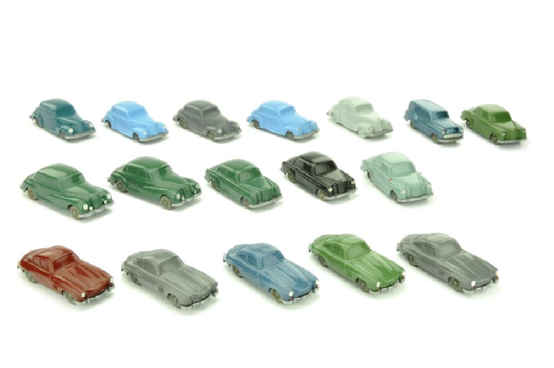 Konvolut 17 unverglaste PKW (1 of 1)