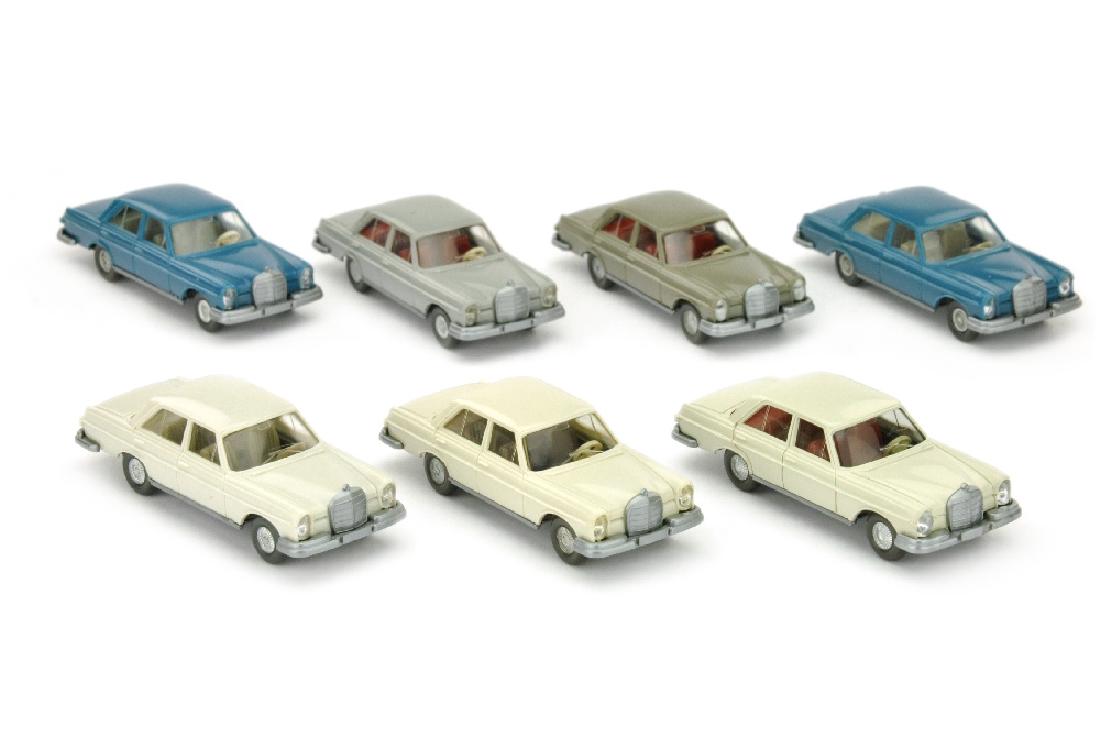 Konvolut 7 Mercedes 280 S der 60er/70er Jahre (1 of 1)