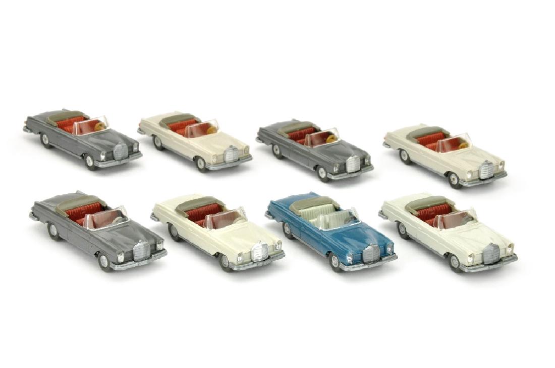 Konvolut 8 MB 280 SE Cabrios der 60er/70er J. (1 of 1)