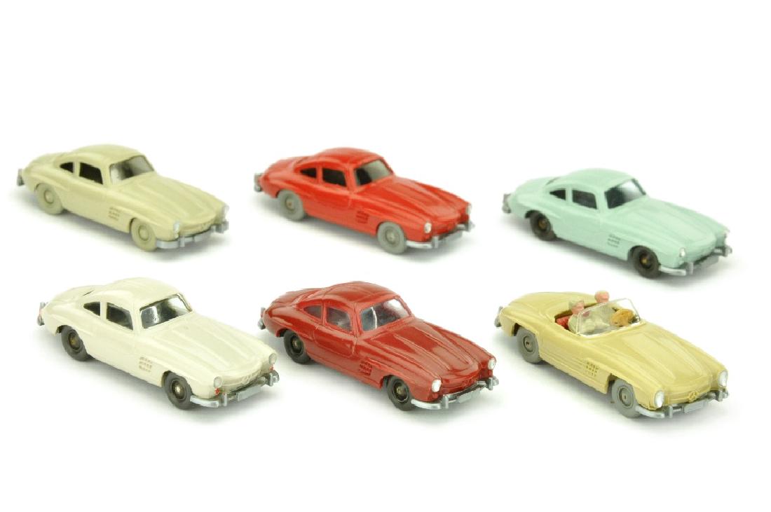 Konvolut 6 Mercedes 300 SL der 60er Jahre (1 of 1)