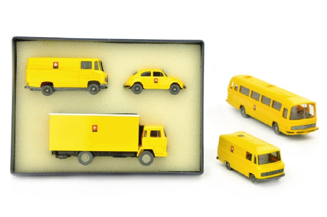 Konvolut 5+1 PTT-Fahrzeuge der 70er Jahre (1 of 1)