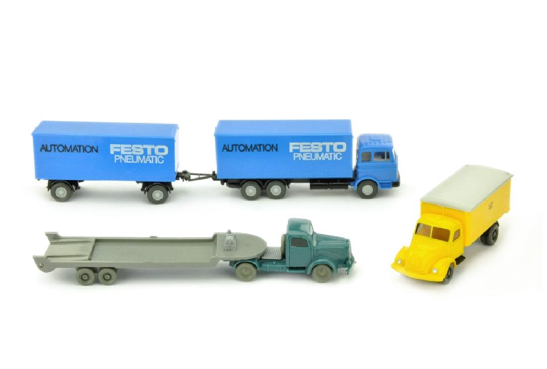 Konvolut 3 LKW der 60er/70er Jahre (1 of 1)