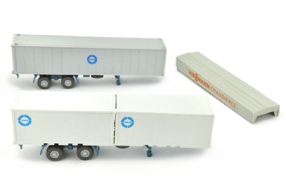 Konvolut 2+1 Auflieger zu Werbemodellen IWT (1 of 1)