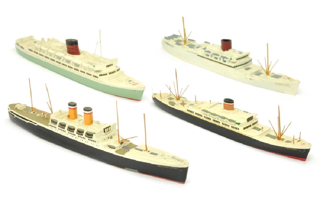 Konvolut 4 Passagierschiffe (Dr. Grope) (1 of 1)