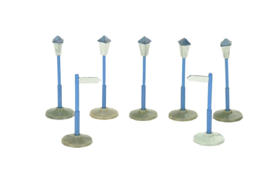 Konvolut 7 Strassenelemente (blaumetallic) (1 of 1)