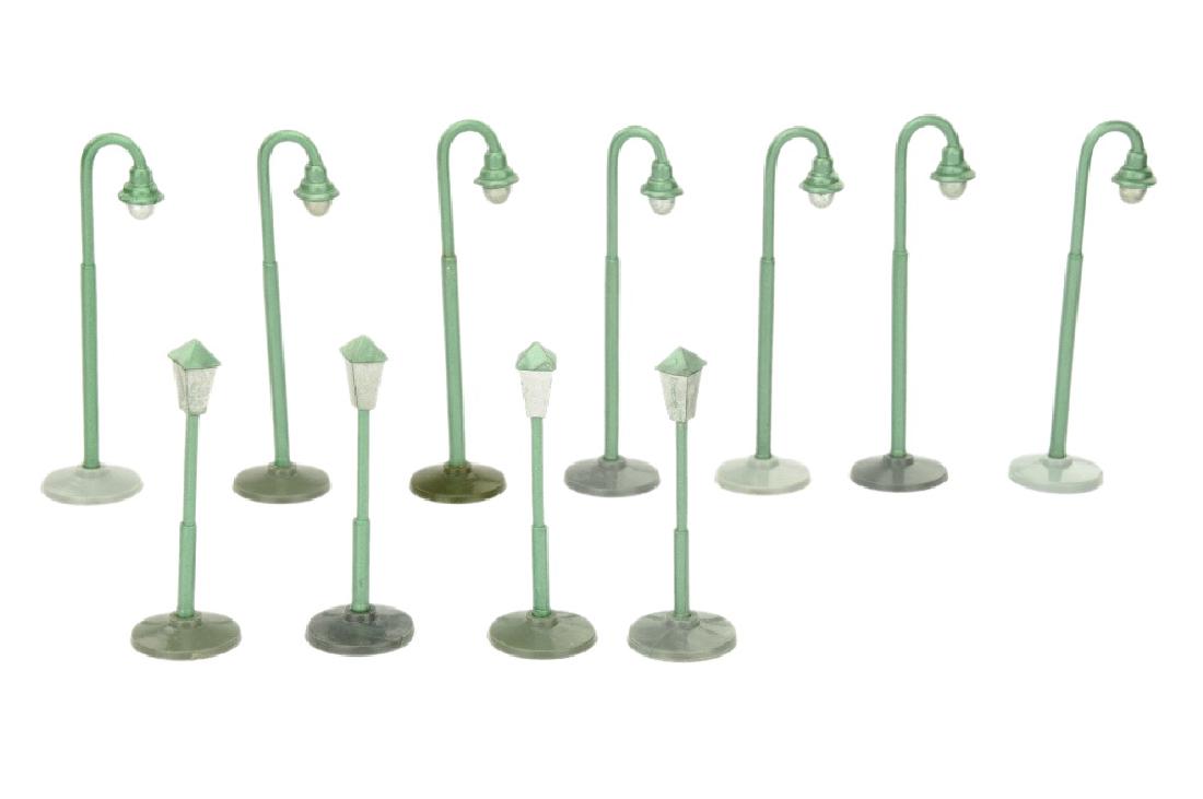 Konvolut 11 Strassenelemente (gruenmetallic) (1 of 1)