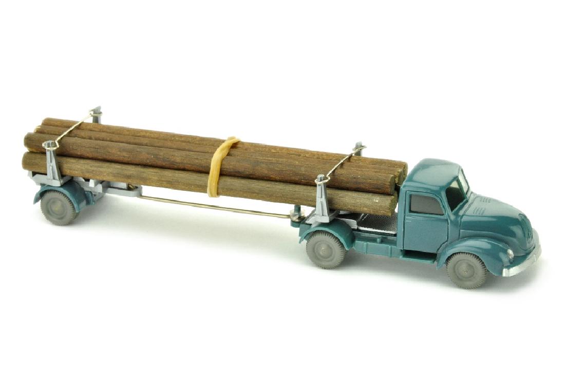 Langholztransporter Magirus, dunkelgraublau (1 of 1)