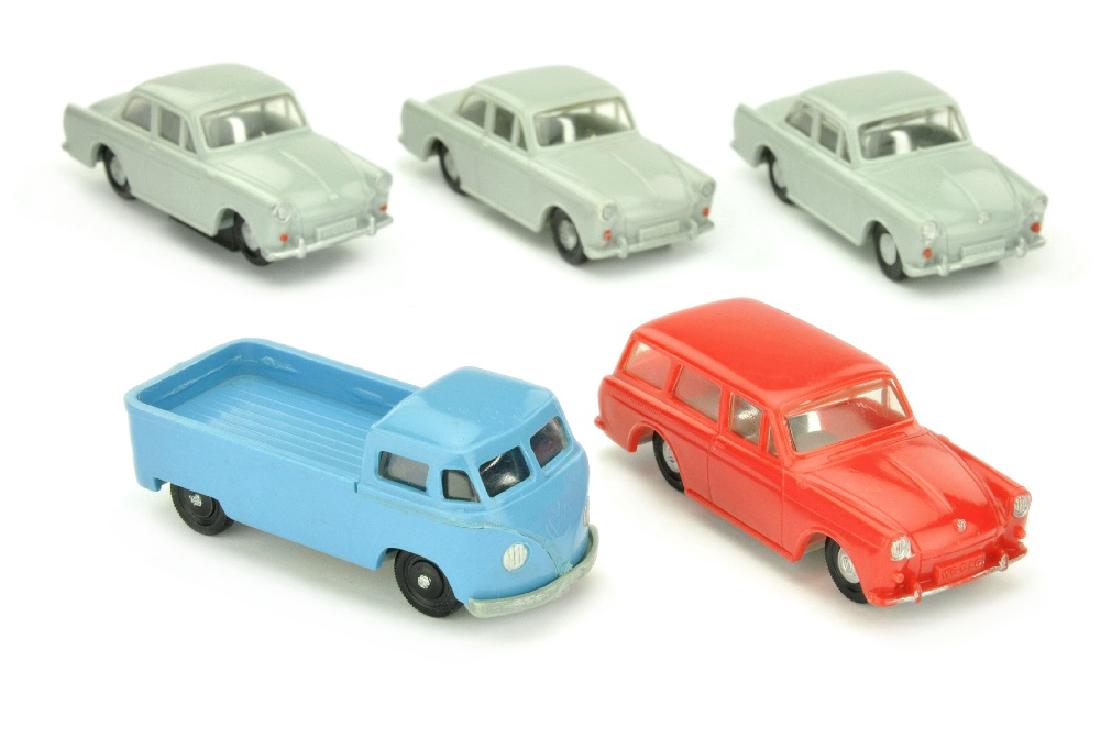 SIKU - Konvolut 5 VW-PKW (1 of 1)