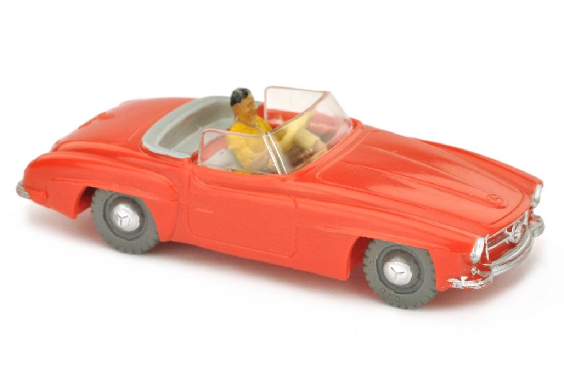 SIKU - (V 59) Mercedes 190 SL Cabrio, rot (1 of 2)