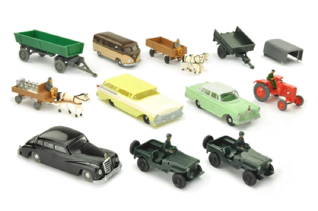 SIKU - Konvolut 11 Modelle (2.Wahl) (1 of 1)