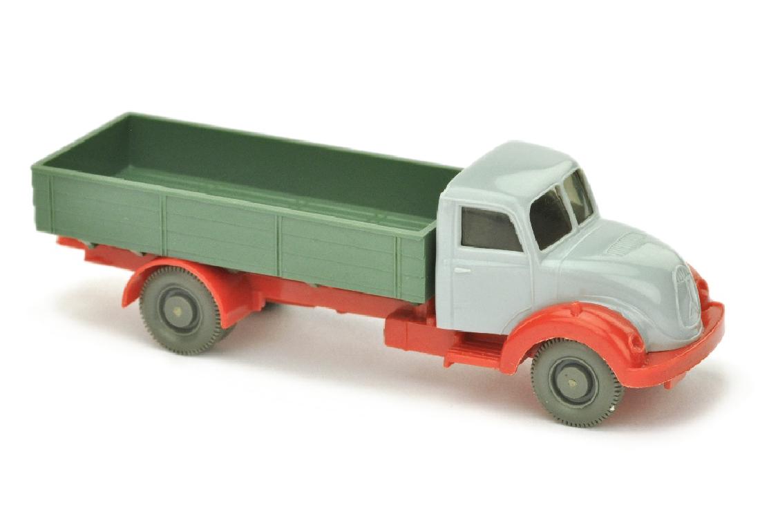 Magirus Sirius, silbergrau/d'resedagr./orangerot (1 of 3)