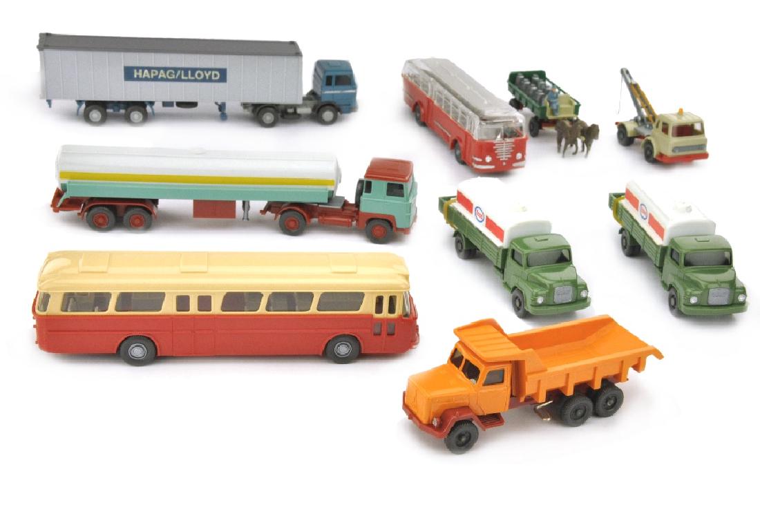 Konvolut 9 LKW der 70er Jahre (1 of 1)