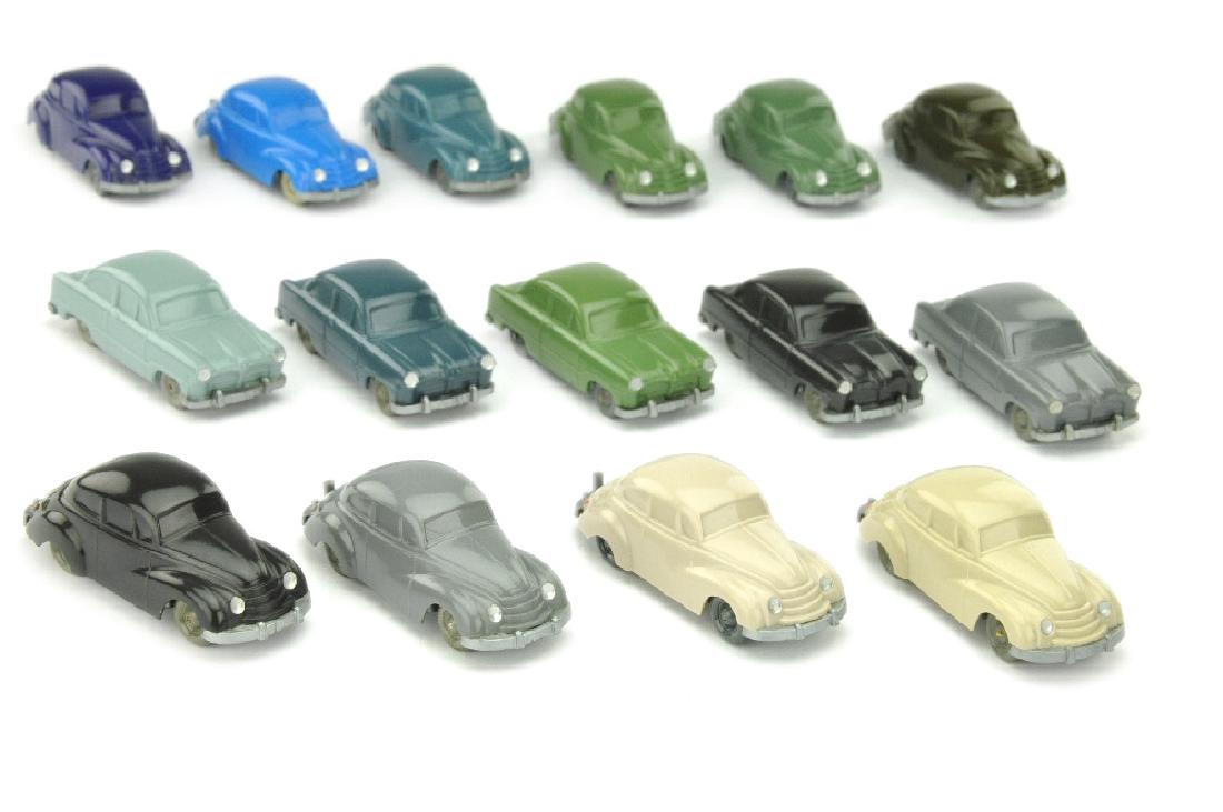 Konvolut 15 unverglaste PKW (1 of 1)