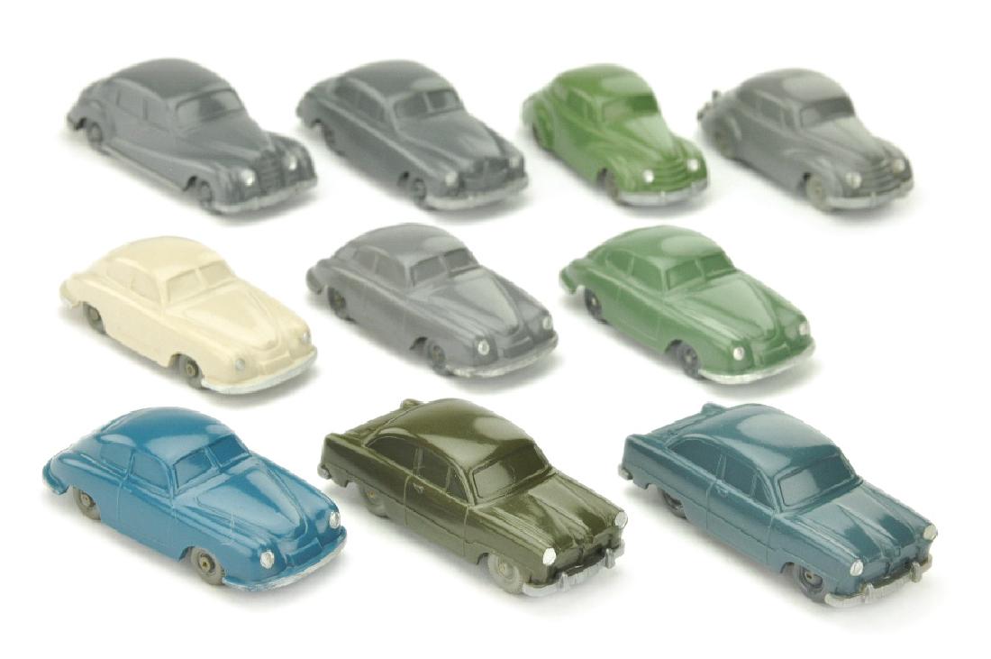 Konvolut 10 unverglaste PKW (1 of 1)