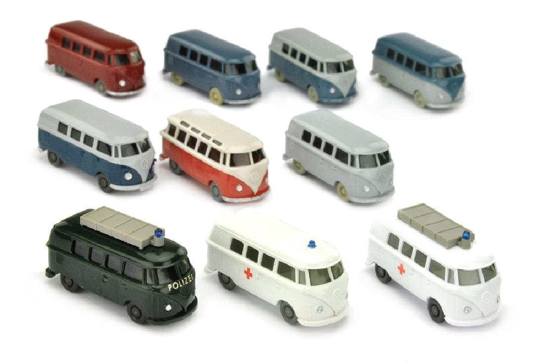 Konvolut 10 VW T1 Busse der 60er Jahre (1 of 1)