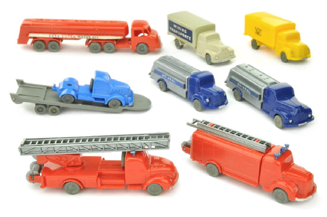 Konvolut 8 unverglaste LKW (1 of 1)