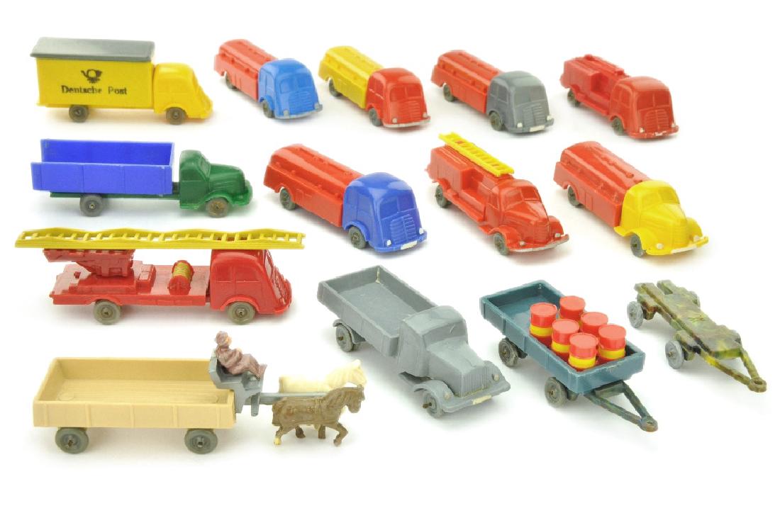 Konvolut 13 Drahtachser-LKW (1 of 1)