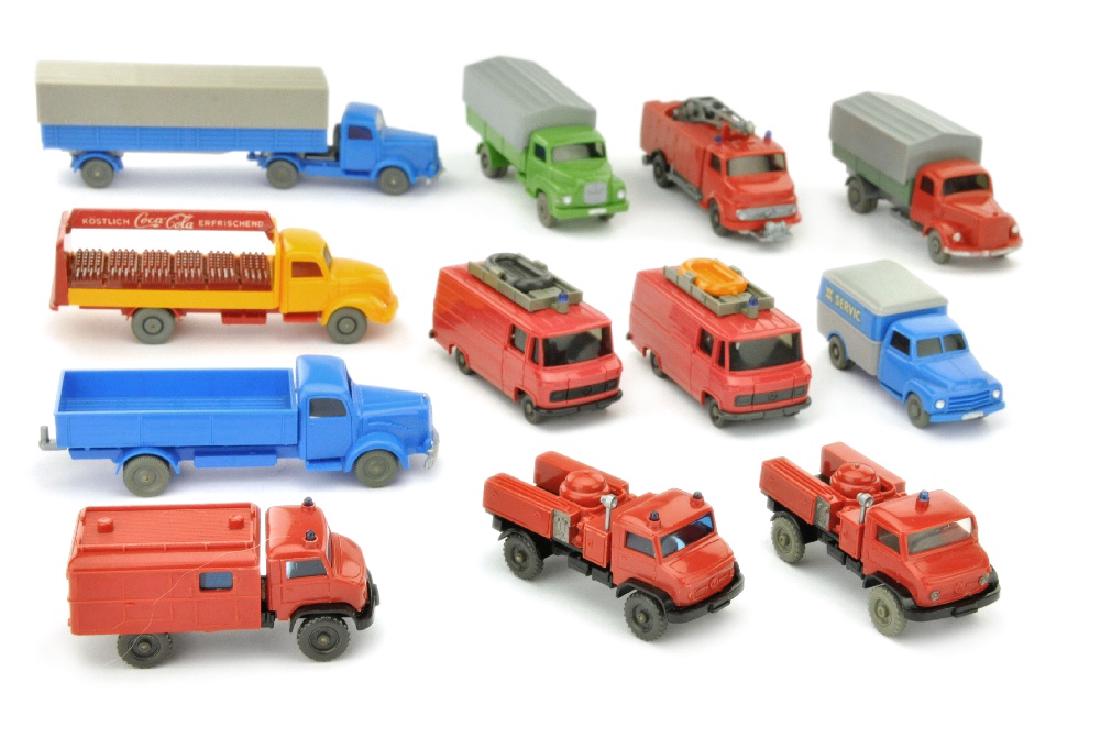 Konvolut 12 LKW der 60er Jahre (1 of 1)