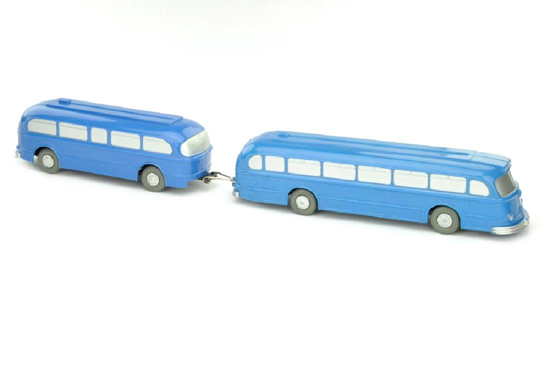 Mercedes O 6600 mit Anhaenger, himmelblau (1 of 2)