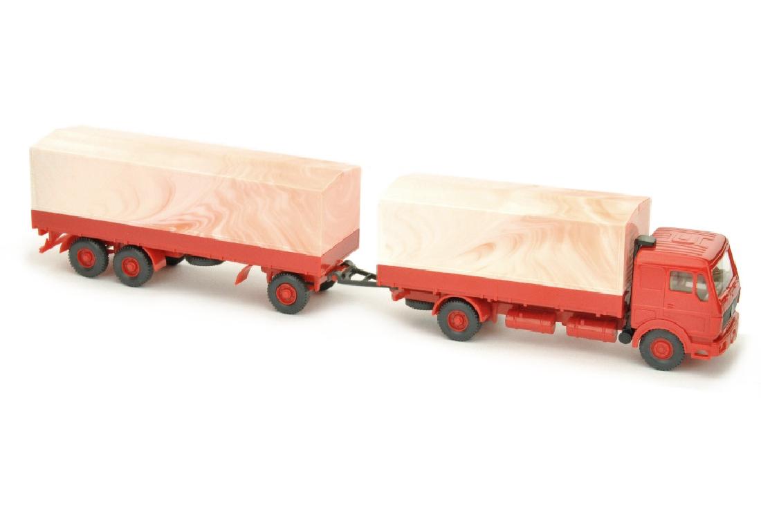 Pritschen-Fernlastzug MB 1635 (Planen meliert) (1 of 3)