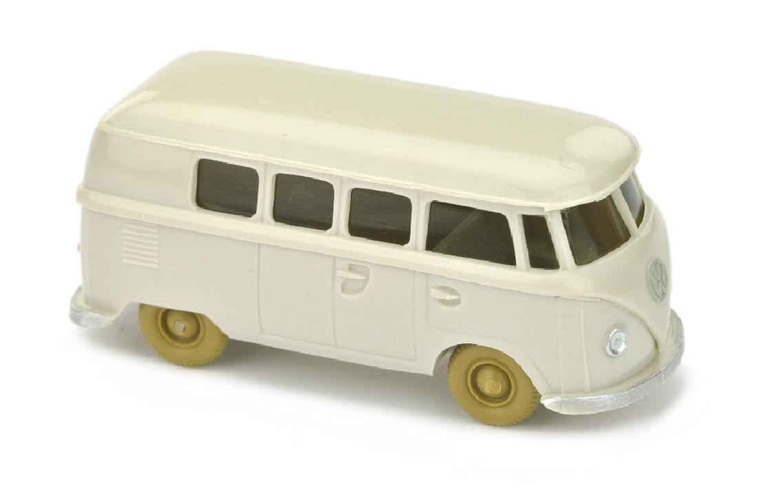 VW T1 Bus (alt), braunweiss: 323/1AA, sehr gut (Wiking Verglaster PKW)