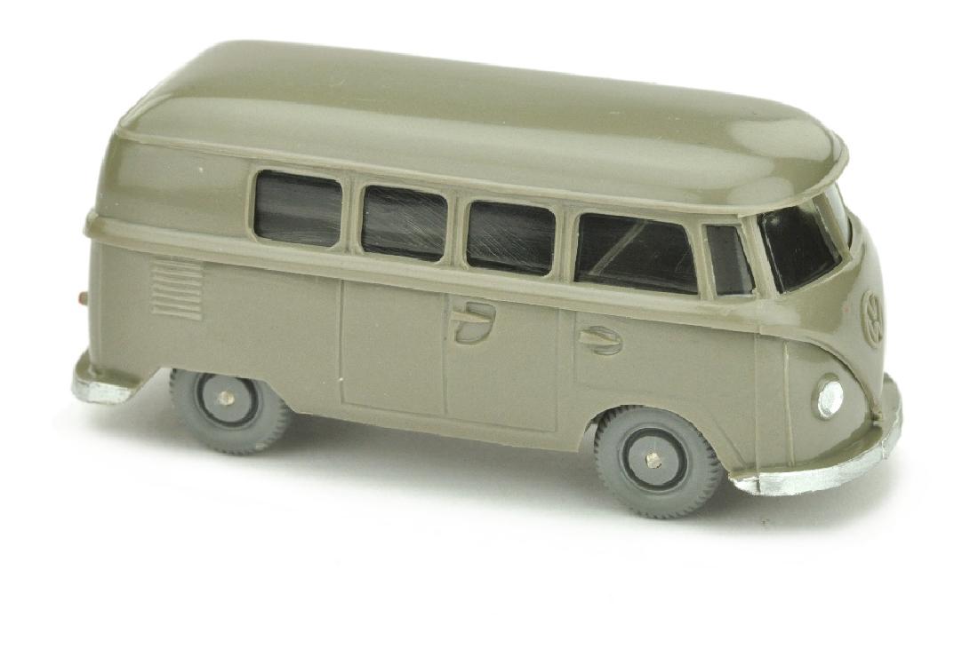 VW T1 Bus (alt), betongrau: 323/1K, neuwertig (Wiking Verglaster PKW)