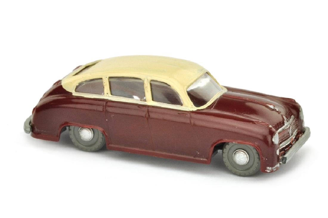 SIKU - (V 27) Borgward 2400, weinr./elfenb.(2.W.) (1 of 2)