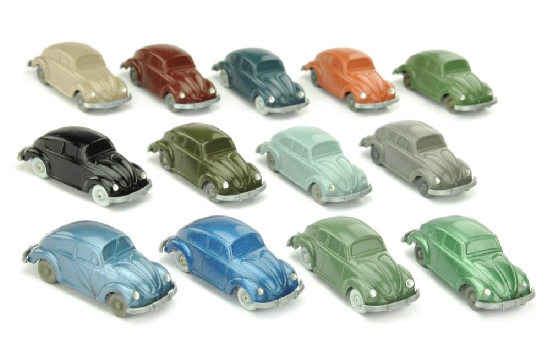 Konvolut 13 unverglaste VW Kaefer (kleine HS) (1 of 1)