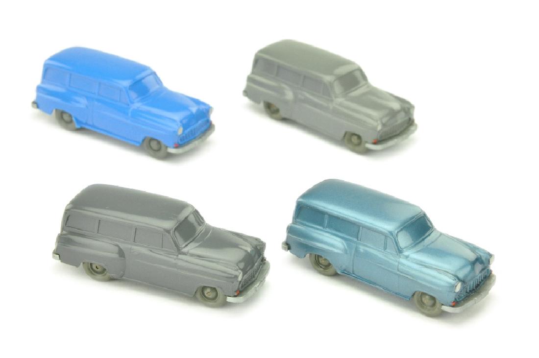 Konvolut 4 unverglaste Opel Olym.Rekord Caravan (1 of 1)