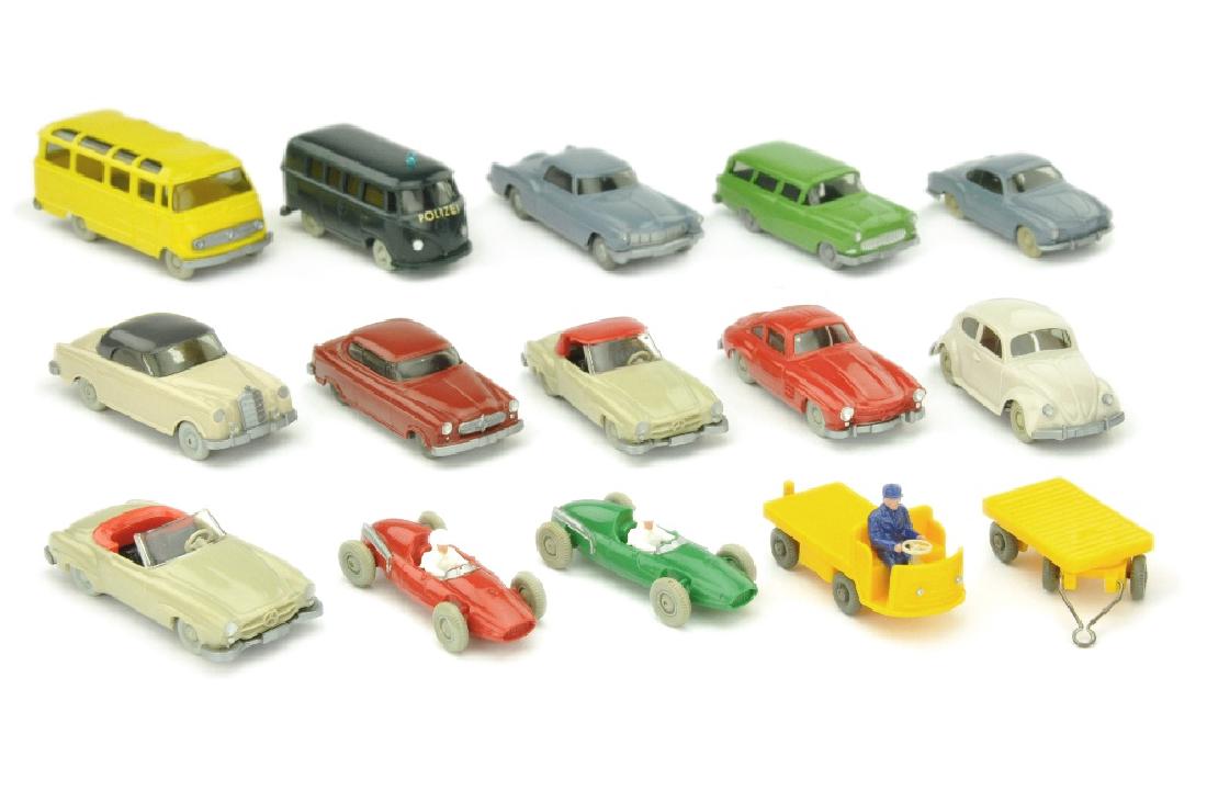 Konvolut 15 PKW der 60er Jahre (1 of 1)