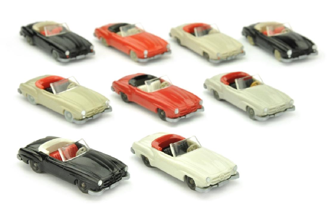 Konvolut 9 MB 190 SL Cabrios der 60er Jahre (1 of 1)