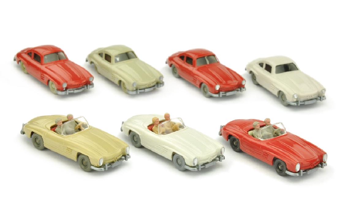 Konvolut 7 Mercedes 300 SL der 60er Jahre (1 of 1)