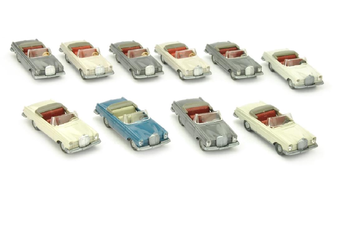 Konvolut 10 MB 280 SE Cabrios der 60er/70er Jahre (1 of 1)