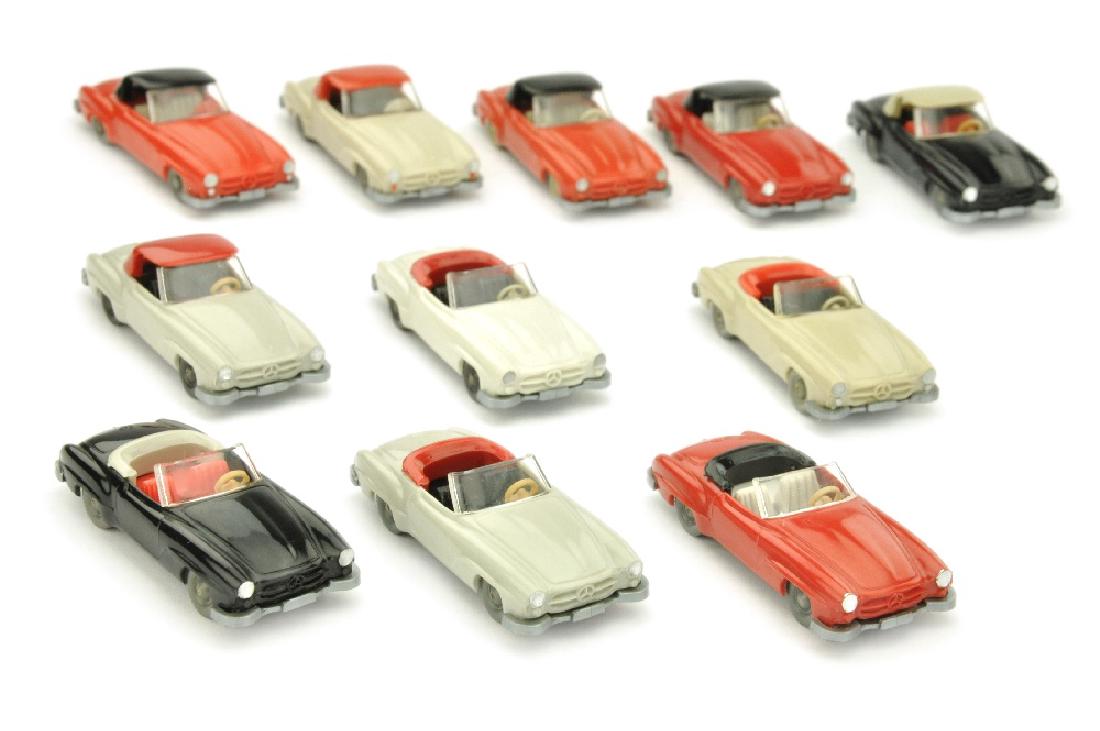 Konvolut 11 Mercedes 190 SL Cabrios/Coupes (1 of 1)