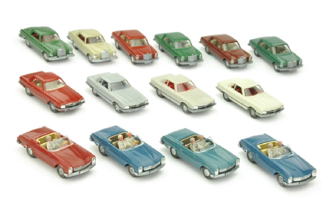 Konvolut 14 Mercedes-PKW der 70er Jahre (1 of 1)