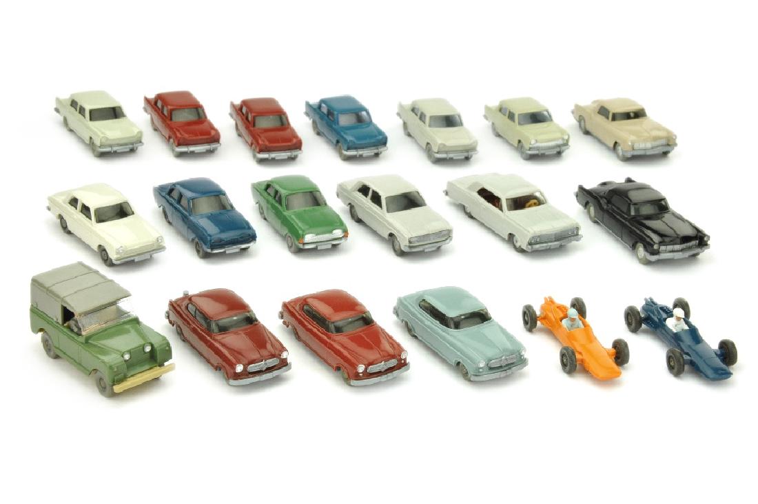 Konvolut 19 PKW der 60er Jahre (1 of 1)