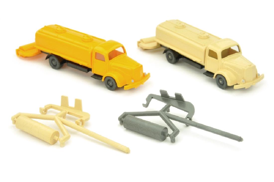 Konvolut 2 Sprengwagen mit Vorserien-Walzen (1 of 1)