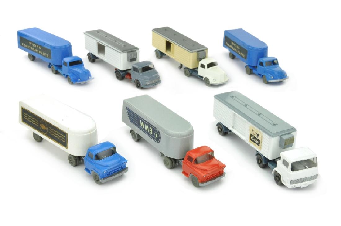 Konvolut 7 Kuehlsattelzuege der 60er Jahre (1 of 1)