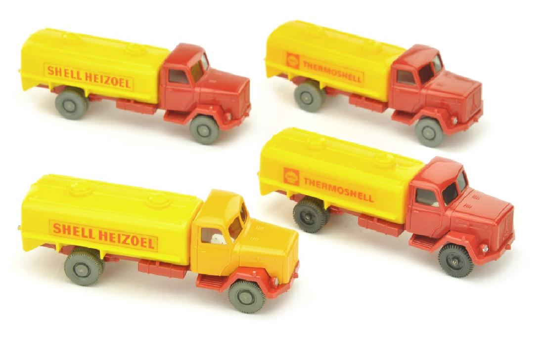 Konvolut 4 Magirus Saturn-Tankwagen (1 of 1)