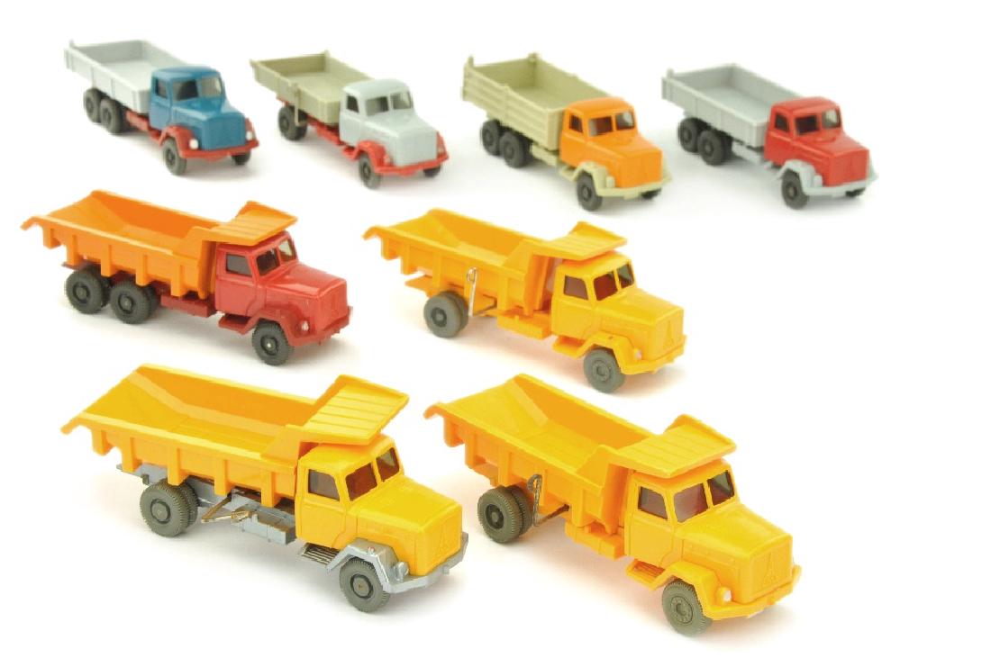 Konvolut 8 Magirus Saturn Baufahrzeuge (1 of 1)