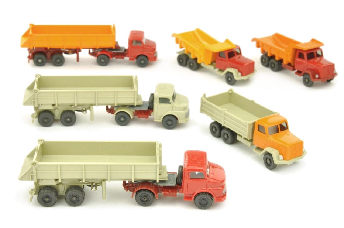 Konvolut 6 Baufahrzeuge der 70er Jahre (1 of 1)