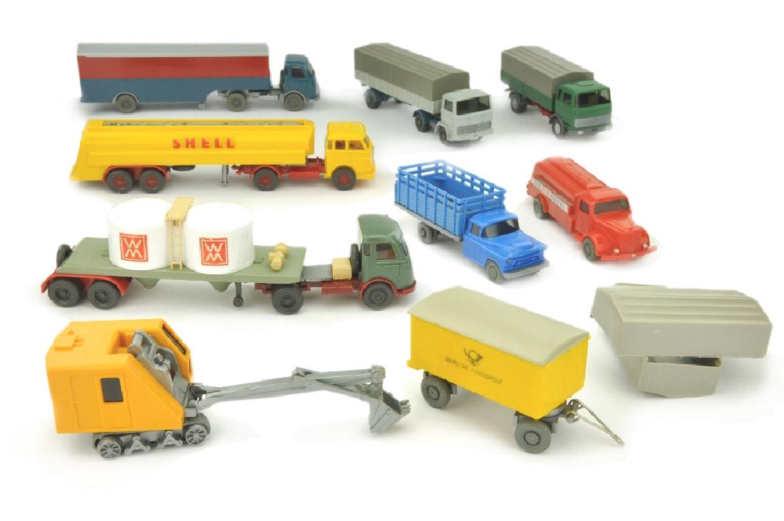 Konvolut 9 LKW der 60er Jahre (1 of 1)