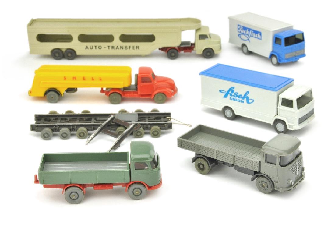 Konvolut 6 LKW der 60er/70er Jahre (1 of 1)