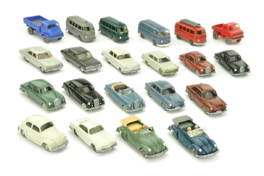 Konvolut 21 PKW der 60er Jahre (1 of 1)