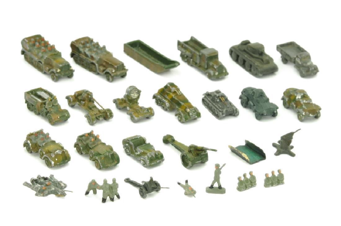 Konvolut 25 Wehrmachtsmodelle (1:200) (1 of 1)