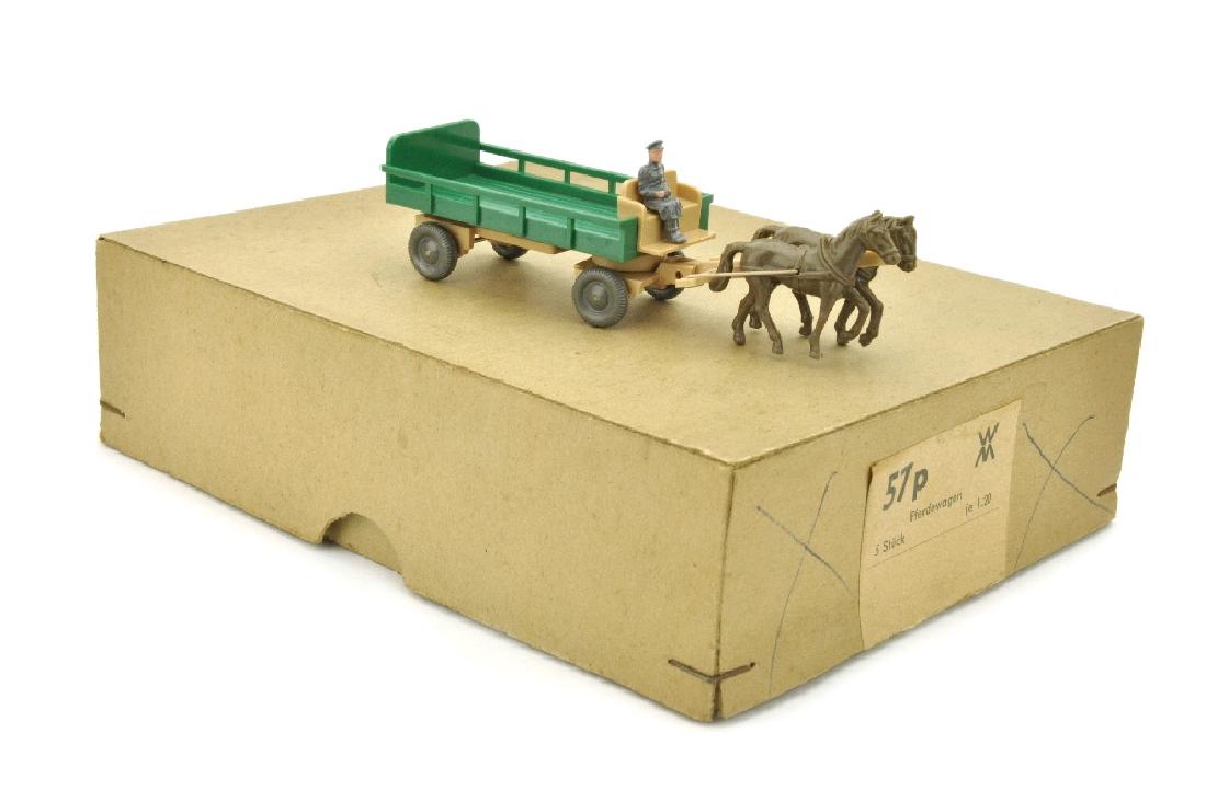 Haendlerkarton mit einem Pferdewagen (um 1960) (1 of 1)