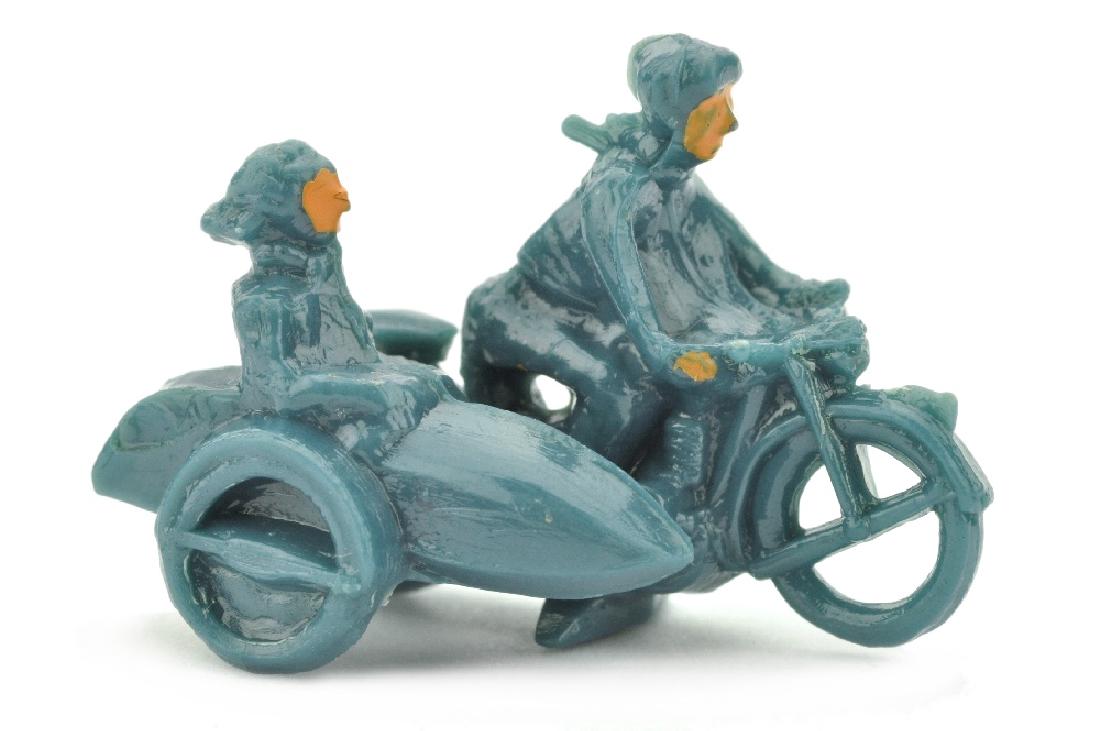 Motorradfahrer mit Beiwagen, mattgraublau (1 of 1)