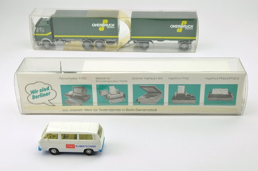 Konvolut 3 Werbemodelle der 80er/90er Jahre - 2