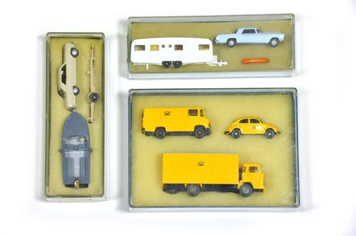Konvolut 3 Geschenkpackungen der 70er Jahre