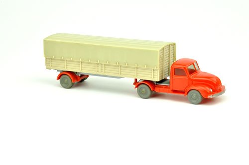 Pr.-Sattelzug Magirus, orangerot/hellgelbgrau